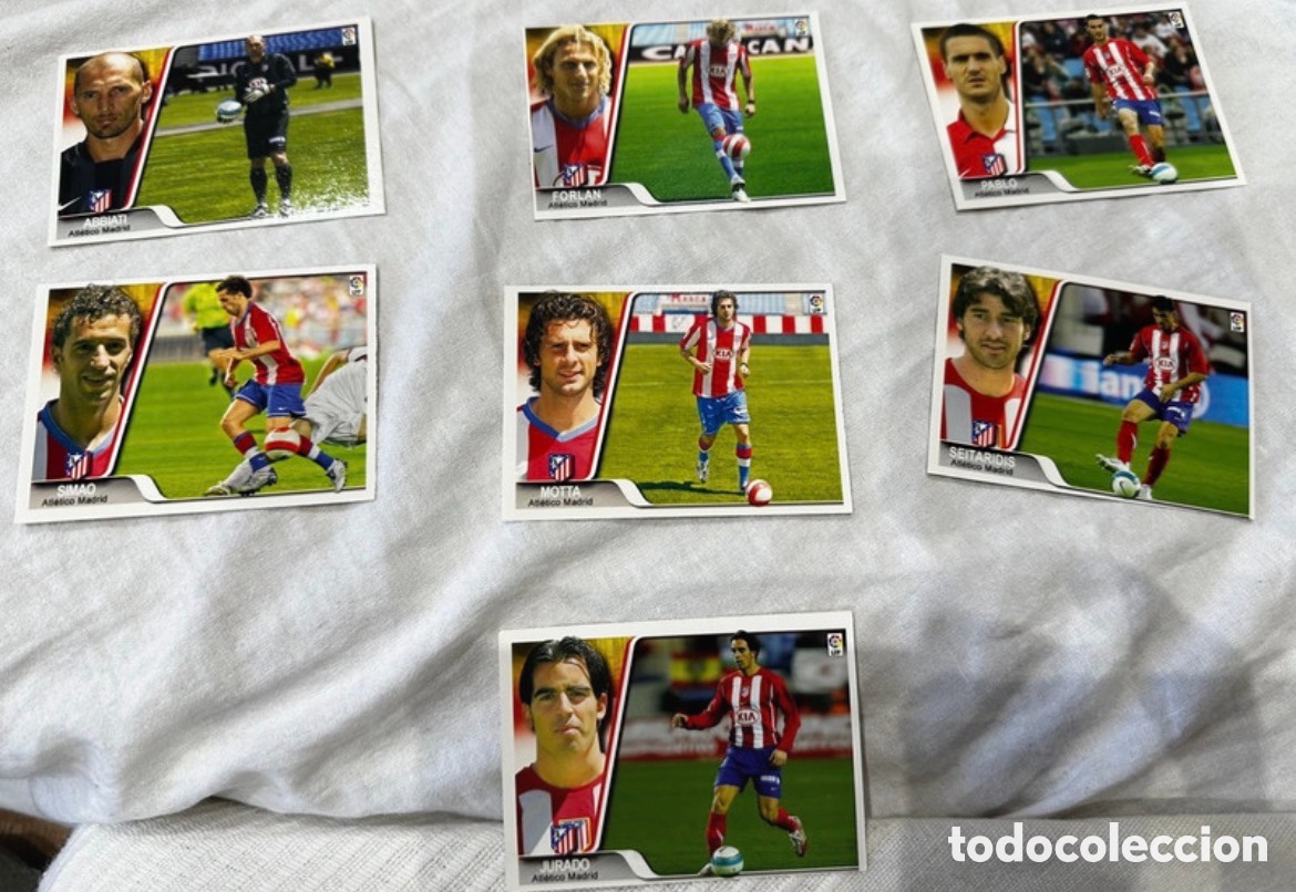 Cromos de f&uacute;tbol: Lote Atletico de Madrid - Foto 3
