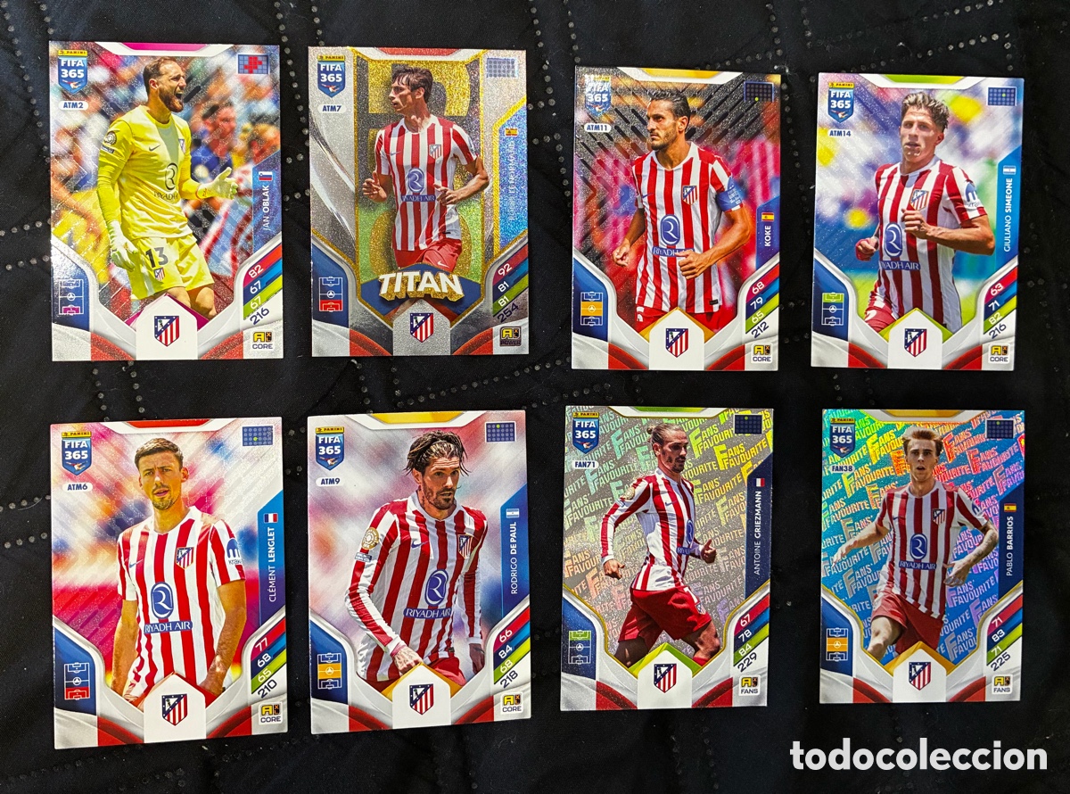 Cromos de f&uacute;tbol: Lote Atletico de Madrid - Foto 5