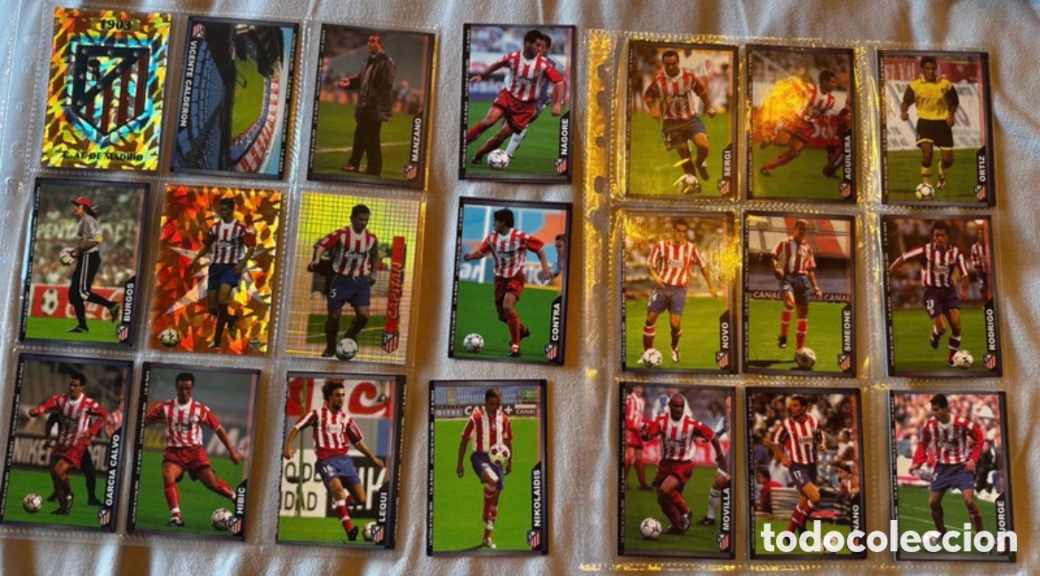 Cromos de f&uacute;tbol: Lote Atletico de Madrid - Foto 1