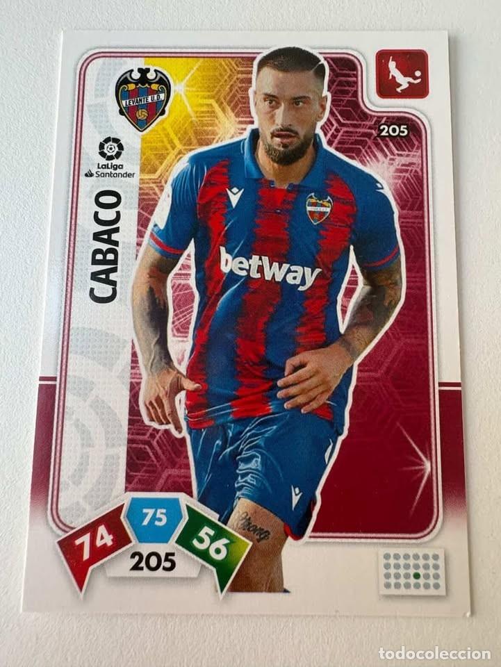 Cromos de f&uacute;tbol: Carta Cabaco Levante 205 Adrenalyn 2019-20