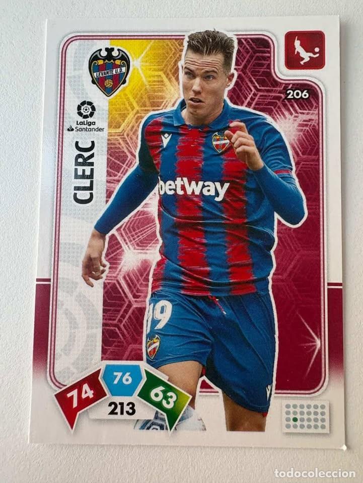 Cromos de f&uacute;tbol: Carta Clerc Levante 206 Adrenalyn 2019-20
