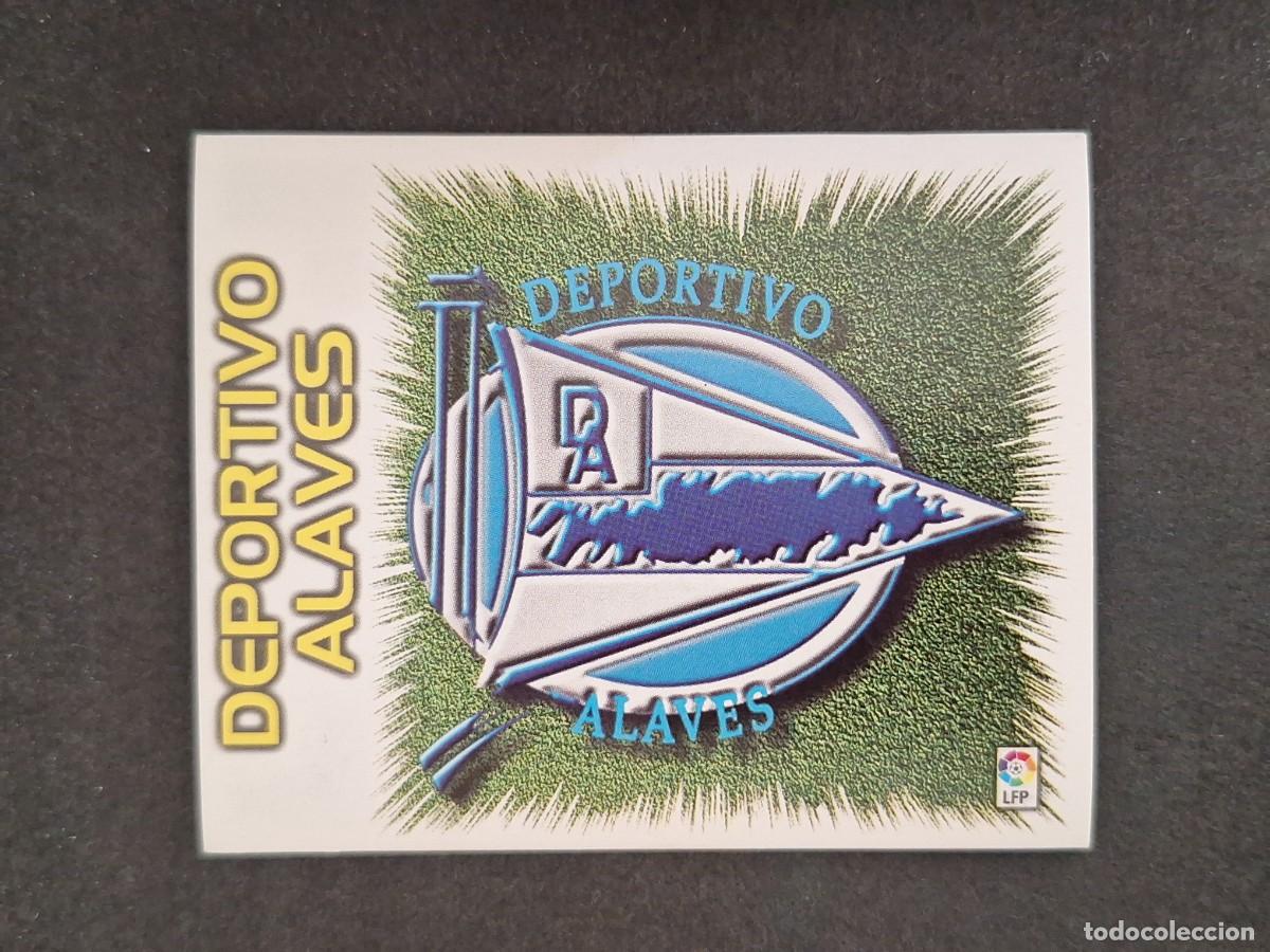Cromos de f&uacute;tbol: L4 ESCUDO DEPORTIVO ALAVES LIGA ESTE 1999 2000 99 00 NUNCA PEGADO SIN PEGAR