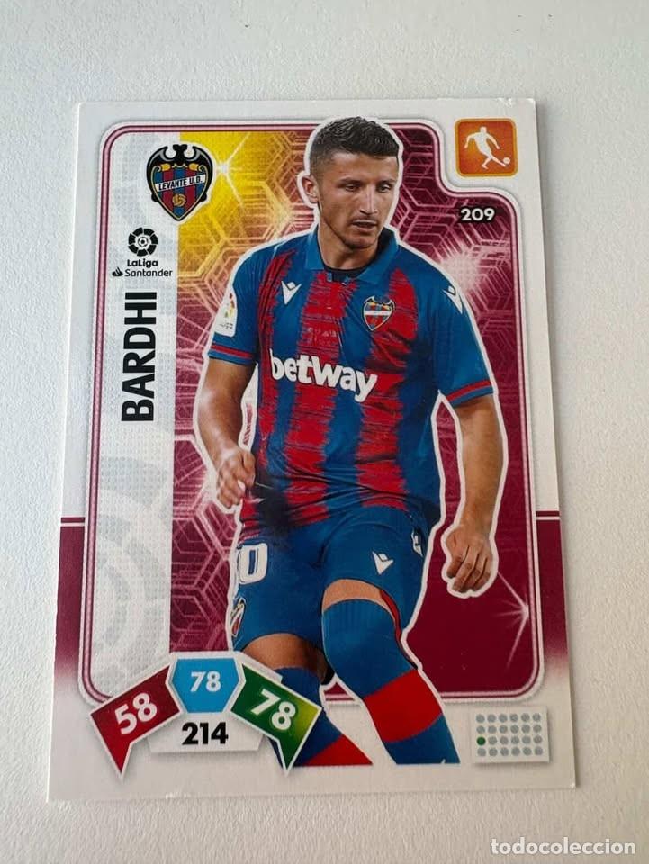 Fu&szlig;ball-Sticker: Carta Bardhi Levante 209 Adrenalyn 2019-20