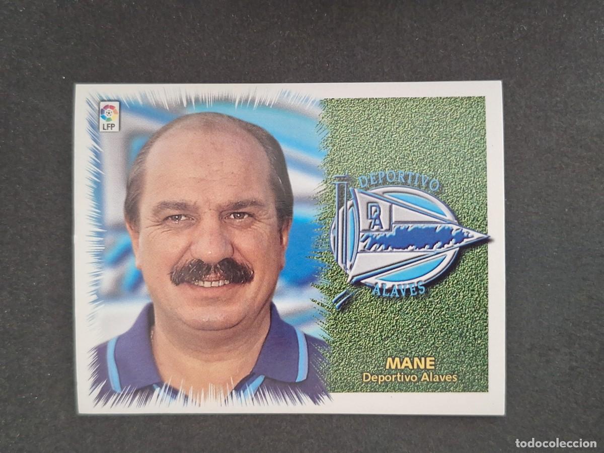 Fu&szlig;ball-Sticker: L4 MANE ENTRENADOR DEPORTIVO ALAVES LIGA ESTE 1999 2000 99 00 NUNCA PEGADO SIN PEGAR