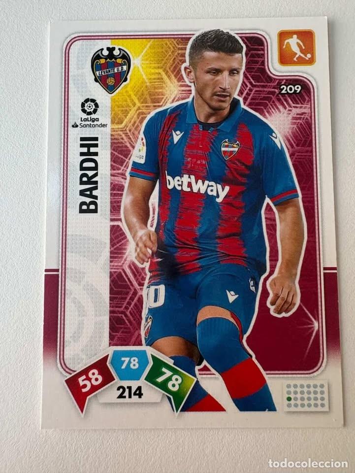 Fu&szlig;ball-Sticker: Carta Bardhi Levante 209 Adrenalyn 2019-20