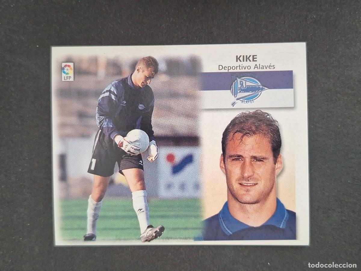 Fu&szlig;ball-Sticker: L4 KIKE DEPORTIVO ALAVES LIGA ESTE 1999 2000 99 00 NUNCA PEGADO SIN PEGAR