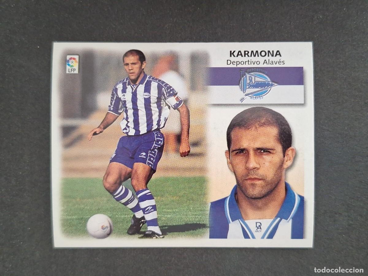 Fu&szlig;ball-Sticker: L4 KARMONA DEPORTIVO ALAVES LIGA ESTE 1999 2000 99 00 NUNCA PEGADO SIN PEGAR
