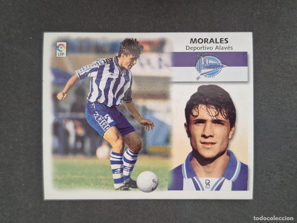 Fu&szlig;ball-Sticker: L4 MORALES DEPORTIVO ALAVES LIGA ESTE 1999 2000 99 00 NUNCA PEGADO SIN PEGAR