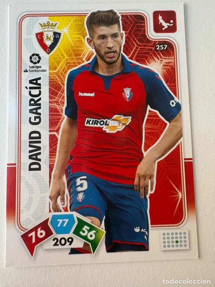 Cromos de Futebol: Carta David Garc&iacute;a Osasuna 257 Adrenalyn 2019-20