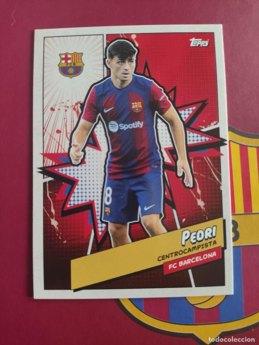 Cromos de f&uacute;tbol: BARH-6 PEDRI HEROES FC BARCELONA CARD TOPPS FAN SET CROMOS 2023 2024 23 24