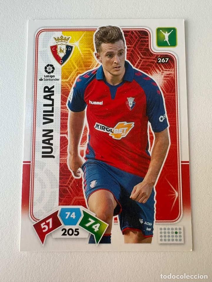 Cromos de f&uacute;tbol: Carta Juan Villar Osasuna 267 Adrenalyn 2019-20