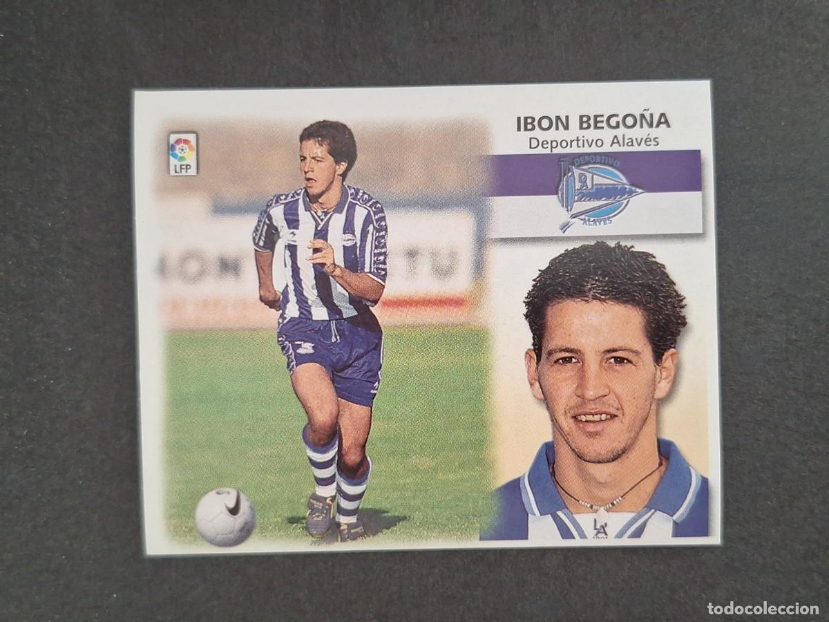Cromos de f&uacute;tbol: L4 IBON BEGO&Ntilde;A DEPORTIVO ALAVES LIGA ESTE 1999 2000 99 00 NUNCA PEGADO SIN PEGAR