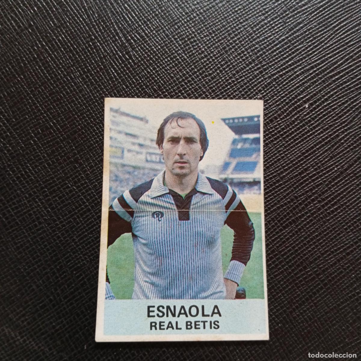 Cromos de f&uacute;tbol: ESNAOLA REAL BETIS MIRETE 1982 1983 CROMO FUTBOL 82 83 - DESPEGADO - A13 PG334