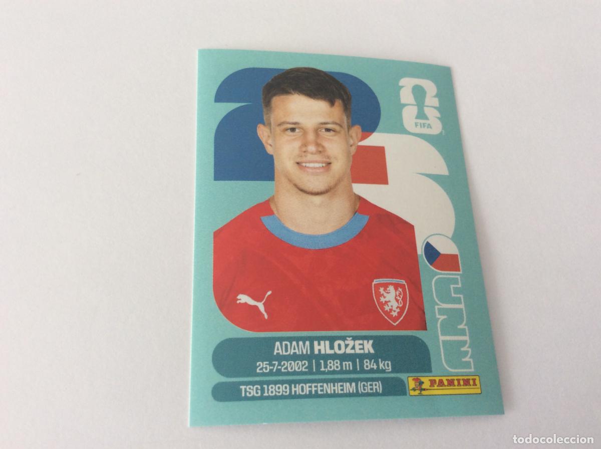Cromos de f&uacute;tbol: CZE19 CZE 19 Adam Hlozek Rep&uacute;blica Checa Sticker Cromo FIFA World Cup 2026 26 Panini Mundial