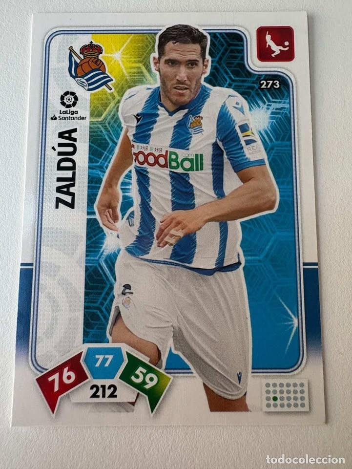 Cromos de f&uacute;tbol: Carta Zald&uacute;a Real Sociedad 273 Adrenalyn 2019-20