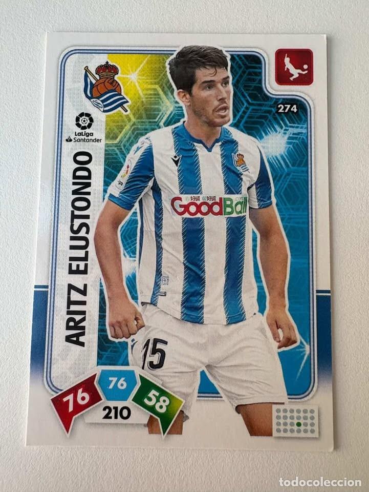 Cromos de f&uacute;tbol: Carta Aritz Elustondo Real Sociedad 274 Adrenalyn 2019-20