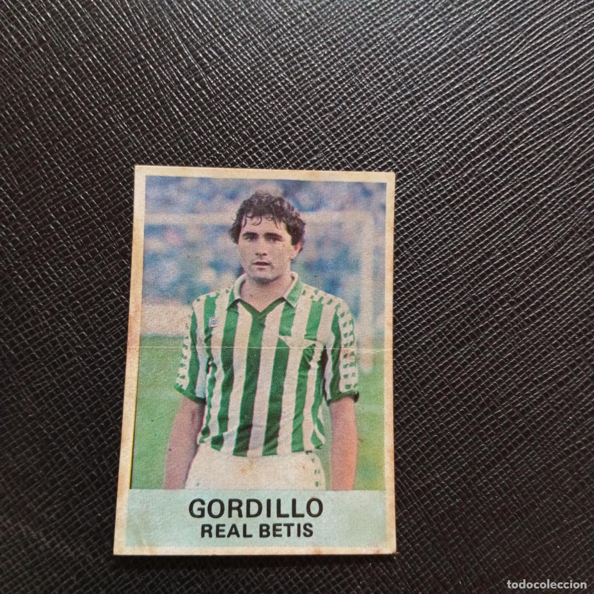 Cromos de f&uacute;tbol: GORDILLO REAL BETIS MIRETE 1982 1983 CROMO FUTBOL 82 83 - DESPEGADO - A13 PG343