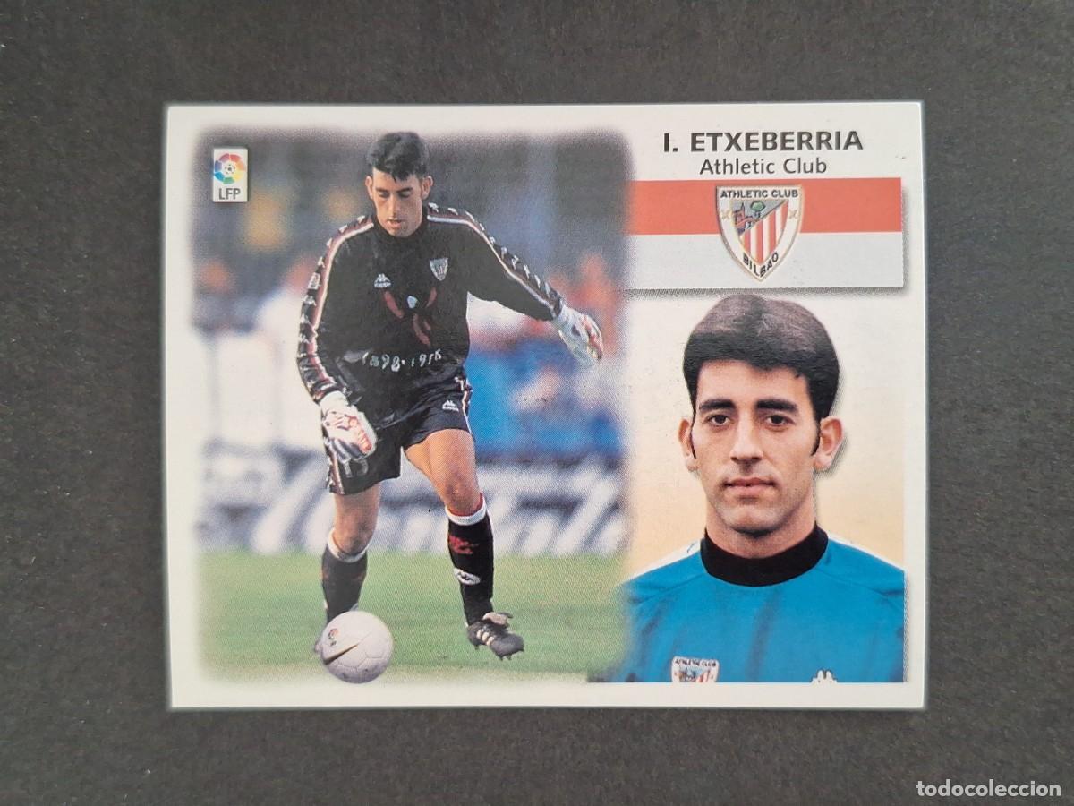 Cromos de f&uacute;tbol: L4 I. ETXEBERRIA ATHLETIC CLUB DE BILBAO LIGA ESTE 1999 2000 99 00 NUNCA PEGADO SIN PEGAR