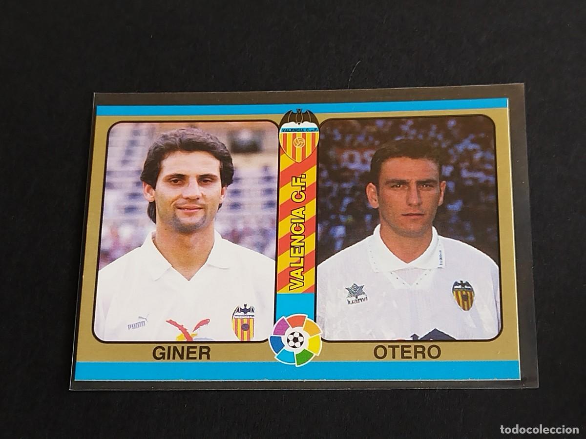 Cromos de f&uacute;tbol: GINER OTERO #57 VALENCIA CF - MUNDICROMO FUTBOL TOTAL LA LIGA 1994 1995 - MC SPORT 94 95