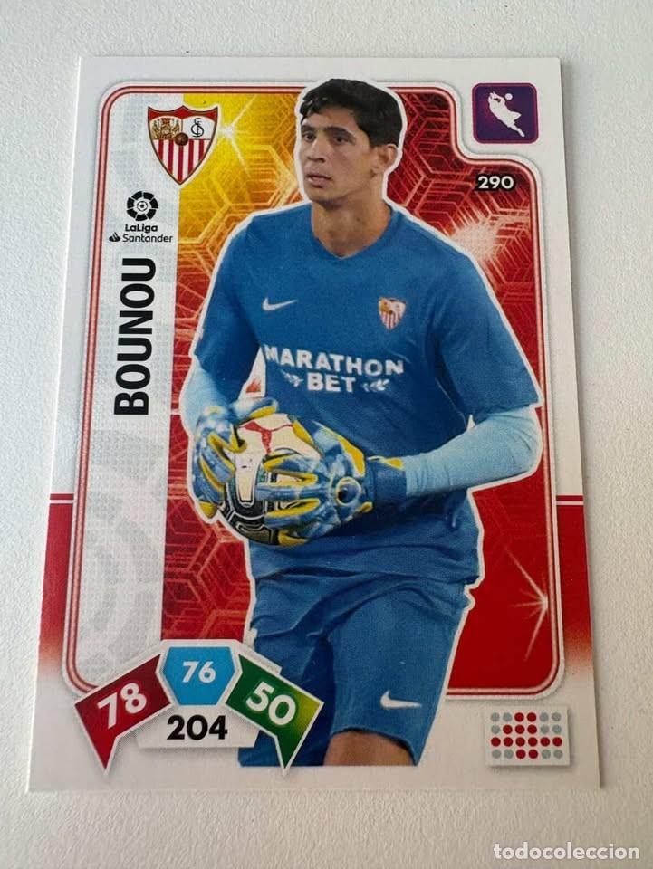 Cromos de f&uacute;tbol: Carta Bounou Sevilla 290 Adrenalyn 2019-20