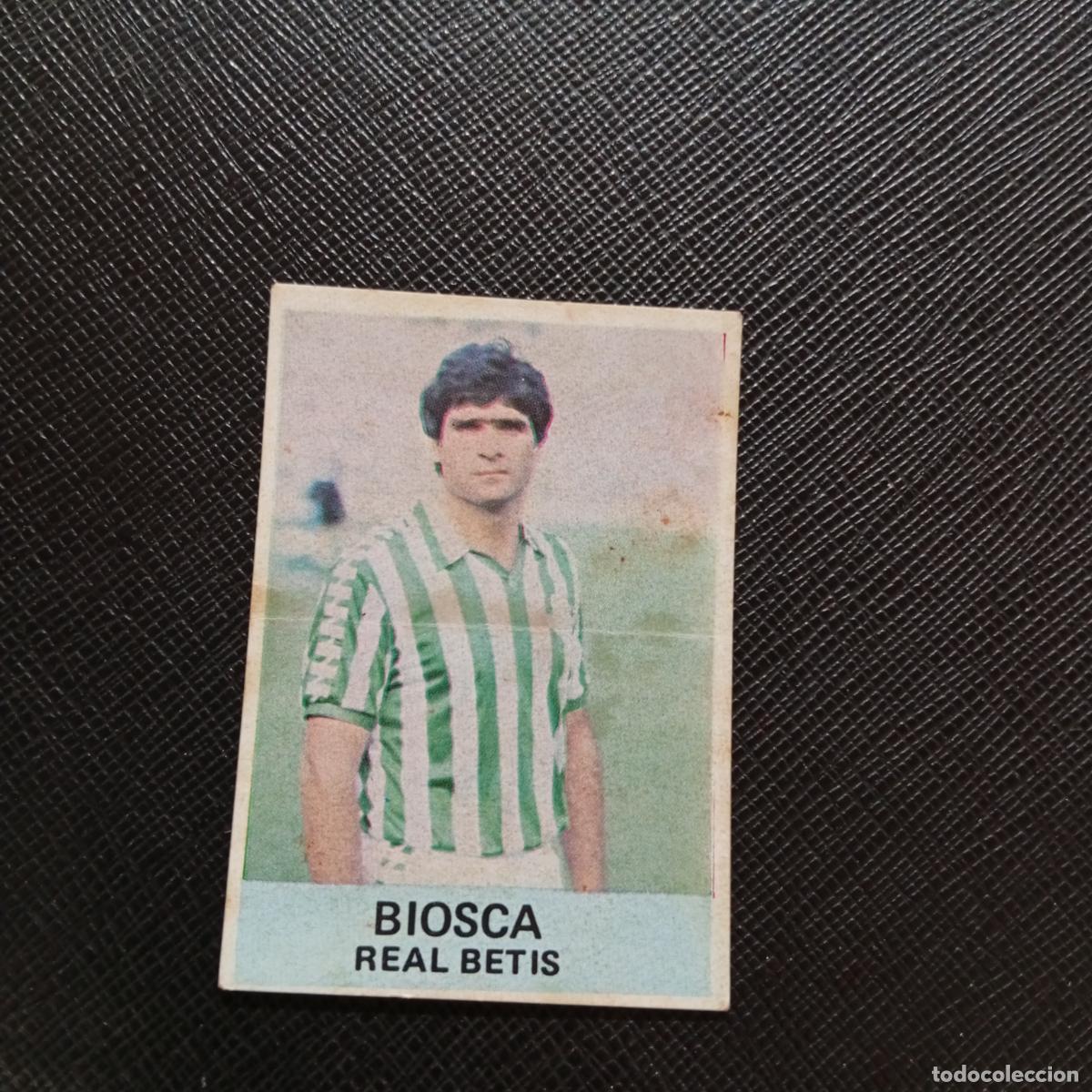 Cromos de f&uacute;tbol: BIOSCA REAL BETIS MIRETE 1982 1983 CROMO FUTBOL 82 83 - DESPEGADO - A13 PG343