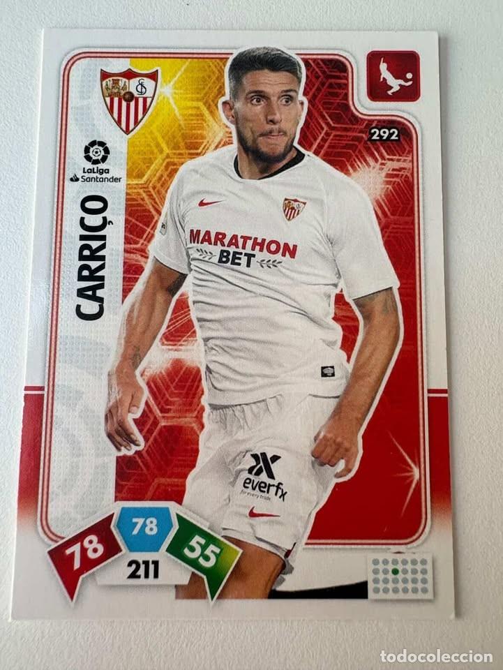 Cromos de f&uacute;tbol: Carta Carri&ccedil;o Sevilla 292 Adrenalyn 2019-20