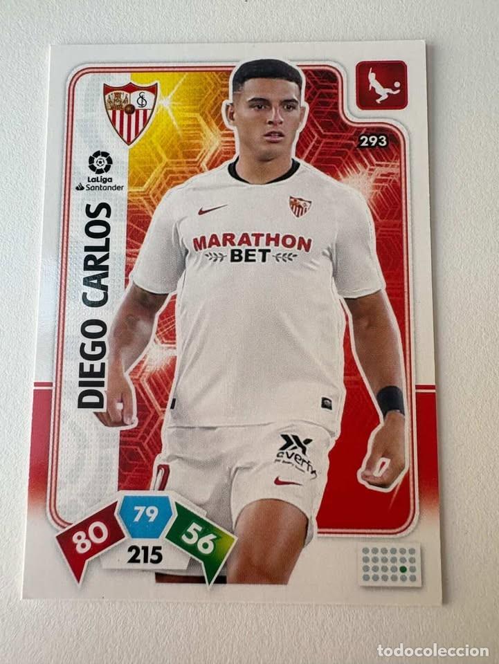 Cromos de f&uacute;tbol: Carta Diego Carlos Sevilla 293 Adrenalyn 2019-20
