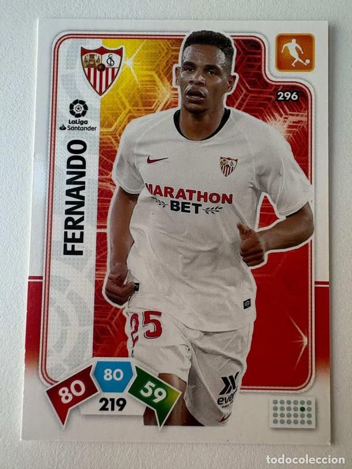 Football Stickers: Carta Fernando Sevilla 296 Adrenalyn 2019-20