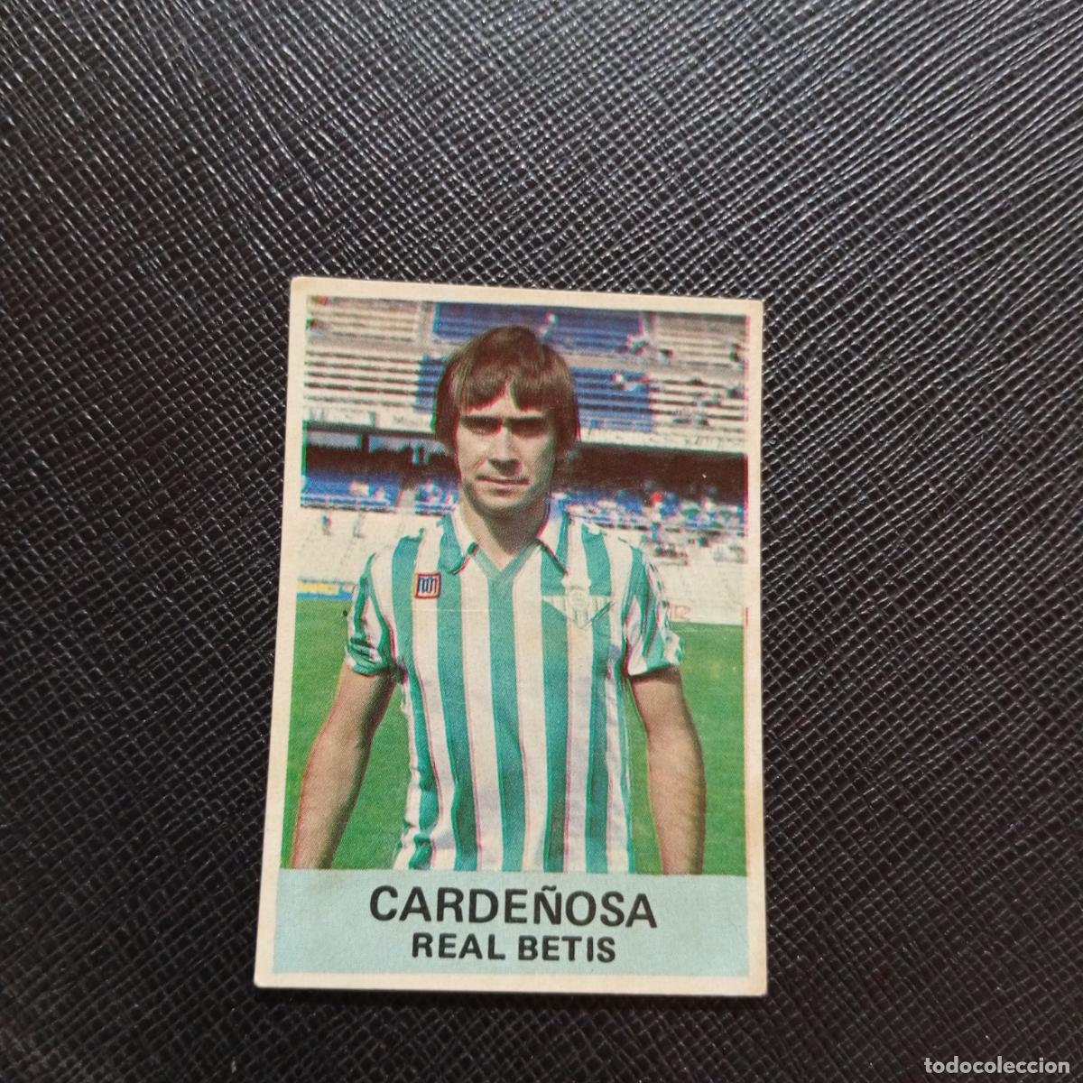 Football Stickers: CARDE&Ntilde;OSA REAL BETIS MIRETE 1982 1983 CROMO FUTBOL 82 83 - DESPEGADO - A13 PG352