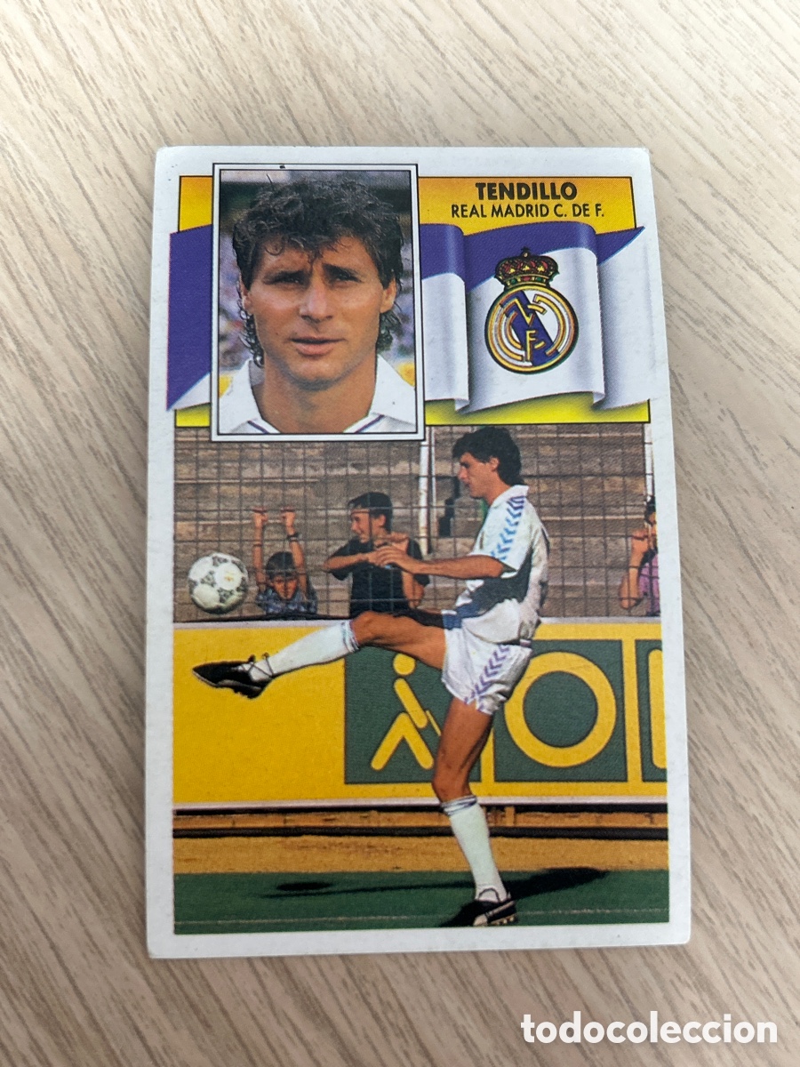 Football Stickers: TENDILLO REAL MADRID LIGA ESTE 1990 1991 90 91 NUNCA PEGADO SIN PEGAR