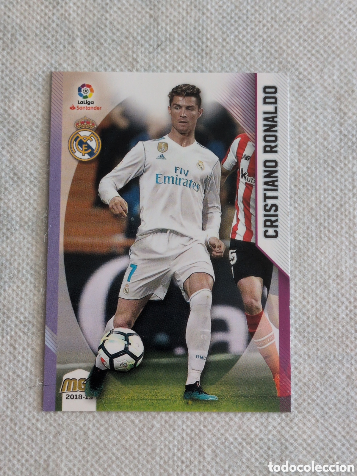 Cromos de Futebol: 372. CRISTIANO RONALDO - Real Madrid CF 2018/2019 - Panini MegaCracks Liga Card/Cromo 18/19