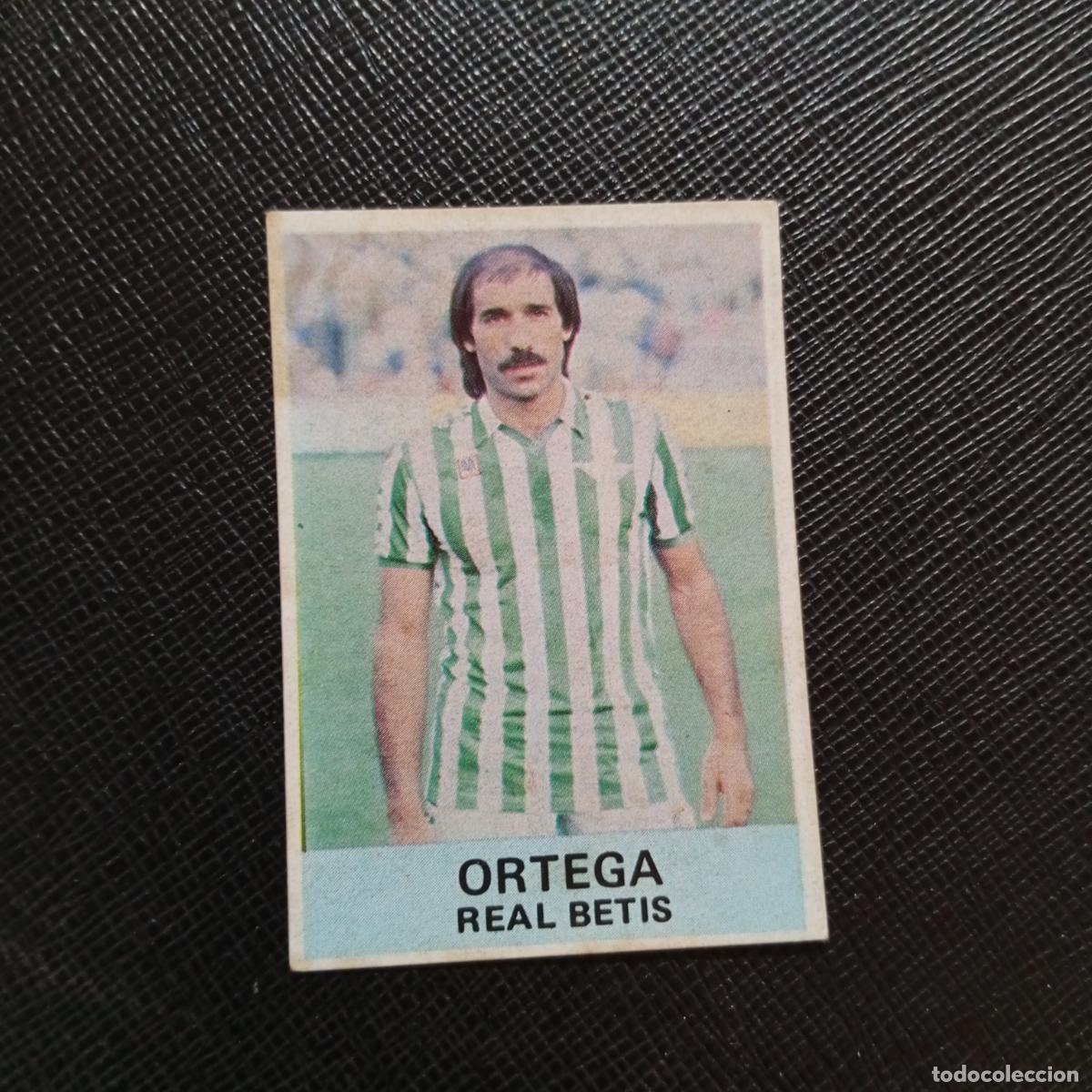 Football Stickers: ORTEGA REAL BETIS MIRETE 1982 1983 CROMO FUTBOL 82 83 - DESPEGADO - A13 PG352