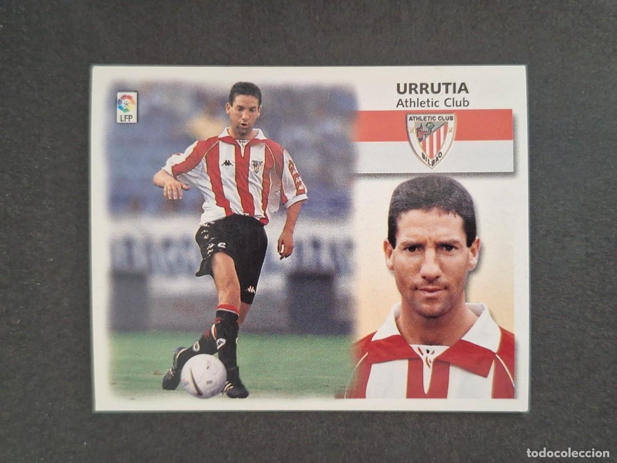 Cromos de f&uacute;tbol: L4 URRUTIA ATHLETIC CLUB DE BILBAO LIGA ESTE 1999 2000 99 00 NUNCA PEGADO SIN PEGAR