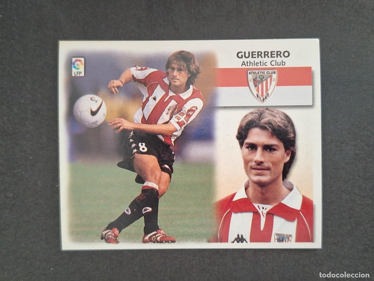 Cromos de f&uacute;tbol: L4 GUERRERO ATHLETIC CLUB DE BILBAO LIGA ESTE 1999 2000 99 00 NUNCA PEGADO SIN PEGAR