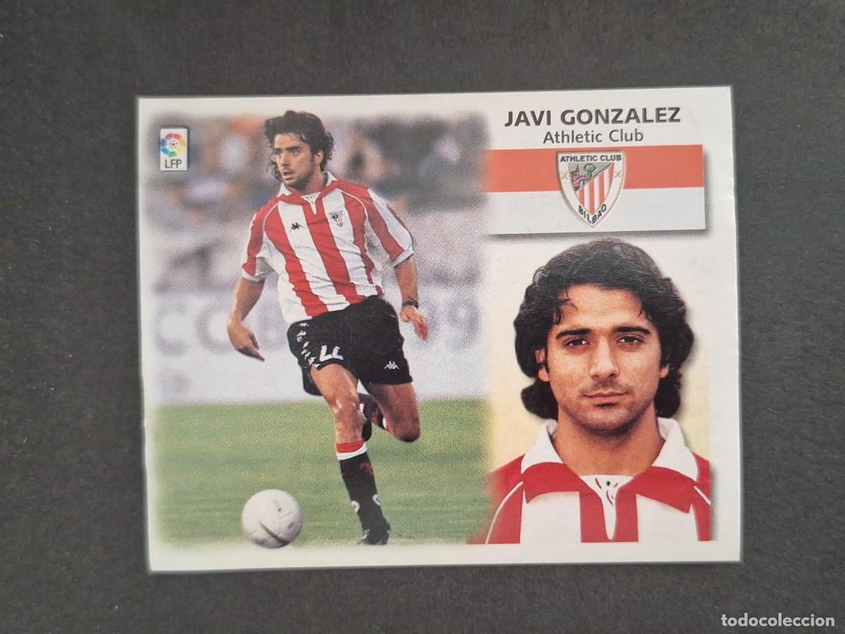 Cromos de f&uacute;tbol: L4 JAVI GONZALEZ ATHLETIC CLUB DE BILBAO LIGA ESTE 1999 2000 99 00 NUNCA PEGADO SIN PEGAR