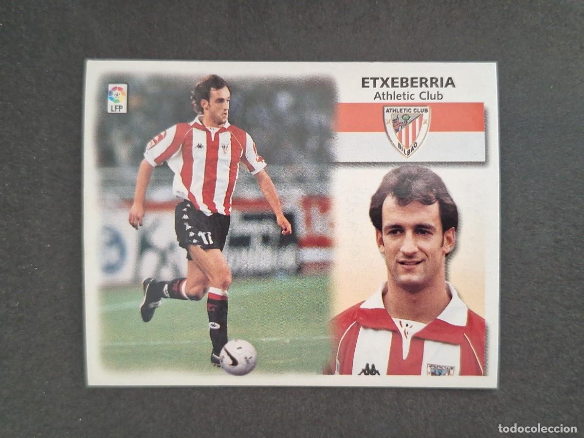 Cromos de f&uacute;tbol: L4 ETXEBERRIA ATHLETIC CLUB DE BILBAO LIGA ESTE 1999 2000 99 00 NUNCA PEGADO SIN PEGAR