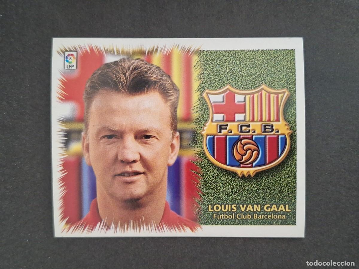 Cromos de f&uacute;tbol: L4 LOUIS VAN GAAL ENTRENADOR F. C. BARCELONA LIGA ESTE 1999 2000 99 00 NUNCA PEGADO SIN PEGAR