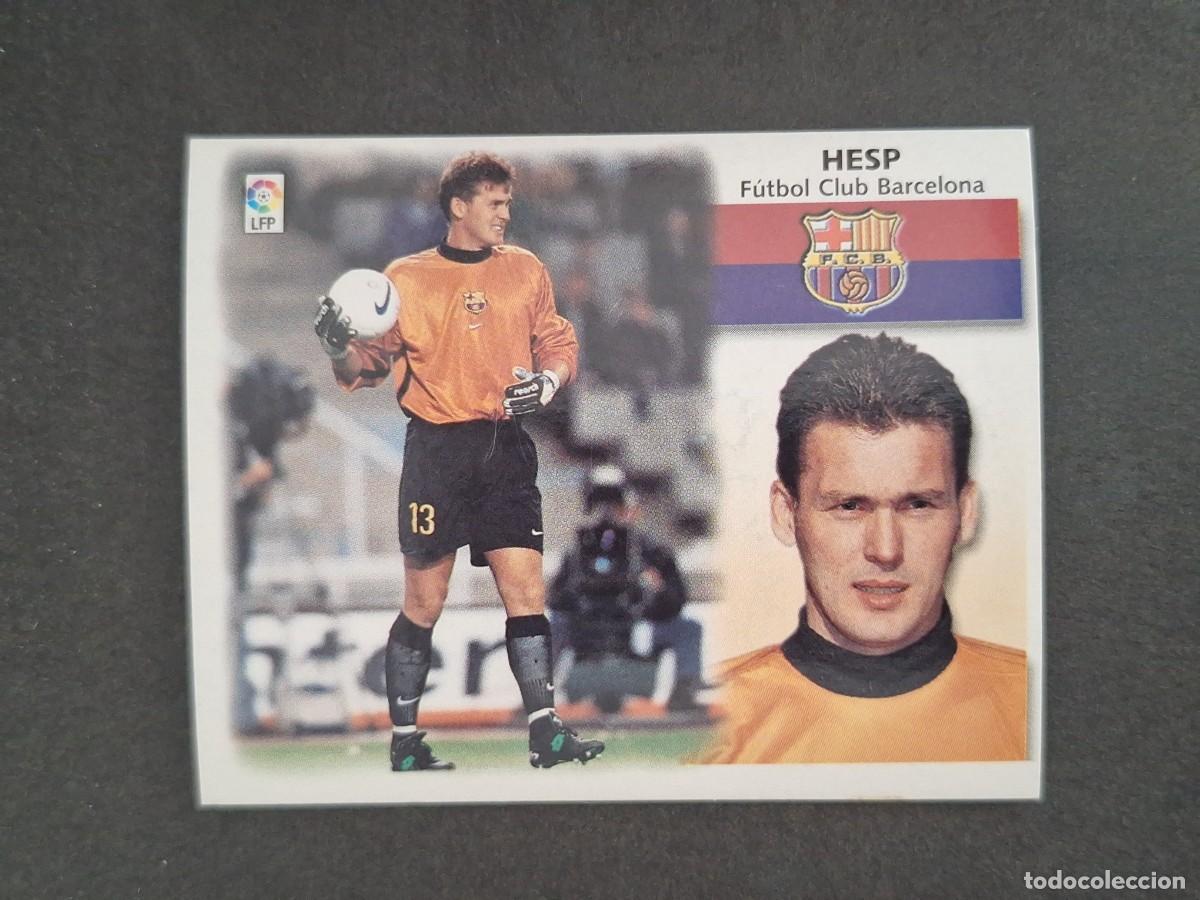 Cromos de f&uacute;tbol: L4 HESP F. C. BARCELONA LIGA ESTE 1999 2000 99 00 NUNCA PEGADO SIN PEGAR