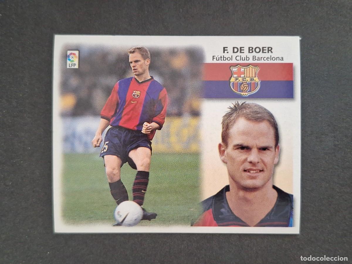 Cromos de f&uacute;tbol: L4 FRANK DE BOER F. C. BARCELONA LIGA ESTE 1999 2000 99 00 NUNCA PEGADO SIN PEGAR