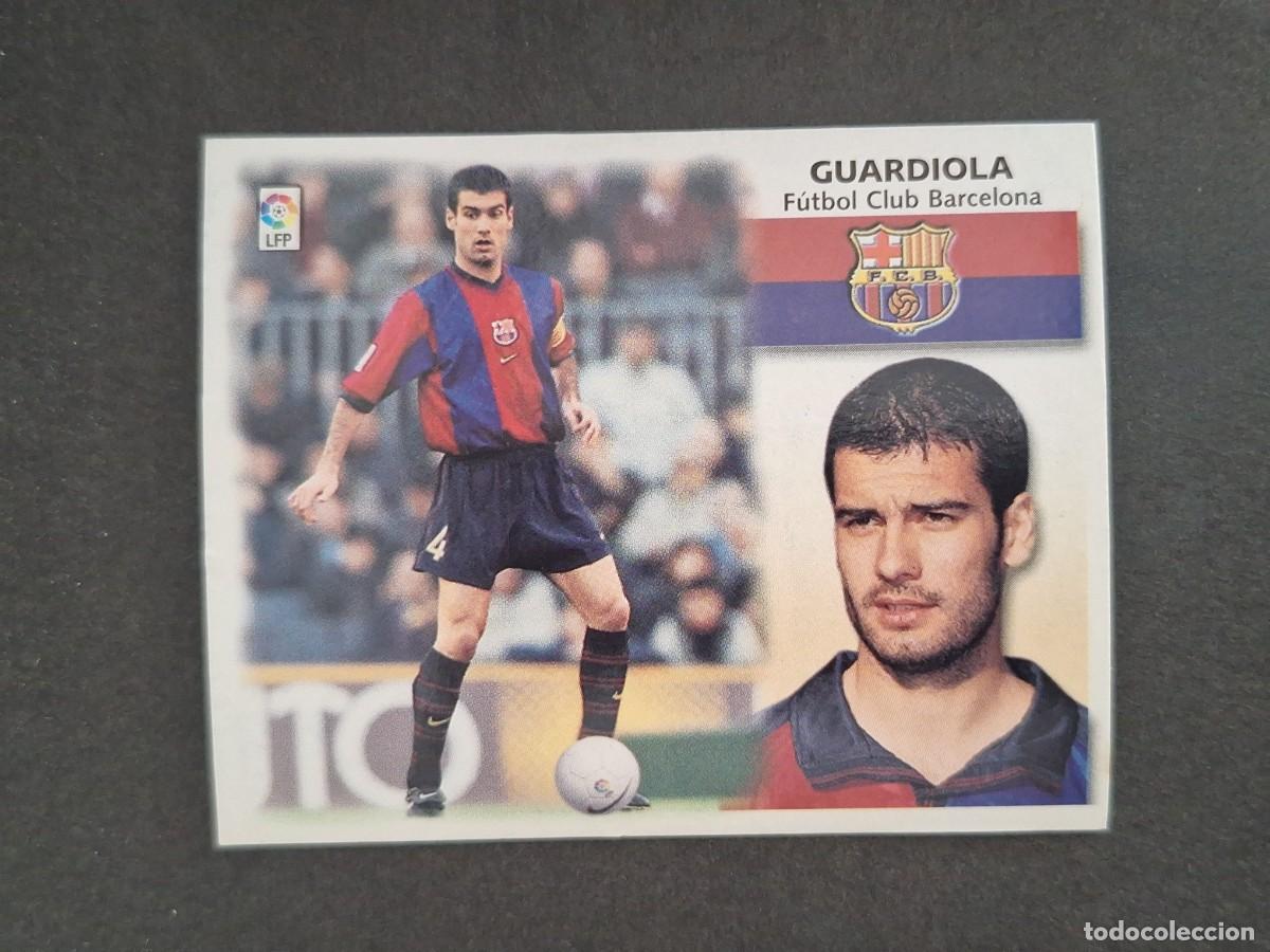 Cromos de f&uacute;tbol: L4 GUARDIOLA F. C. BARCELONA LIGA ESTE 1999 2000 99 00 NUNCA PEGADO SIN PEGAR