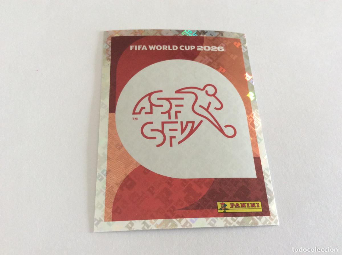Cromos de f&uacute;tbol: SUI1 SUI 1 Escudo Suiza Sticker Cromo FIFA World Cup 2026 26 Panini Mundial