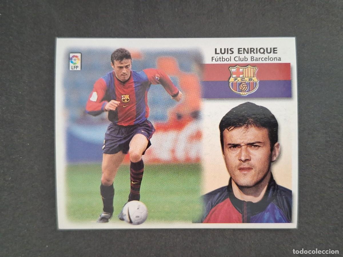 Cromos de f&uacute;tbol: L4 LUIS ENRIQUE F. C. BARCELONA LIGA ESTE 1999 2000 99 00 NUNCA PEGADO SIN PEGAR