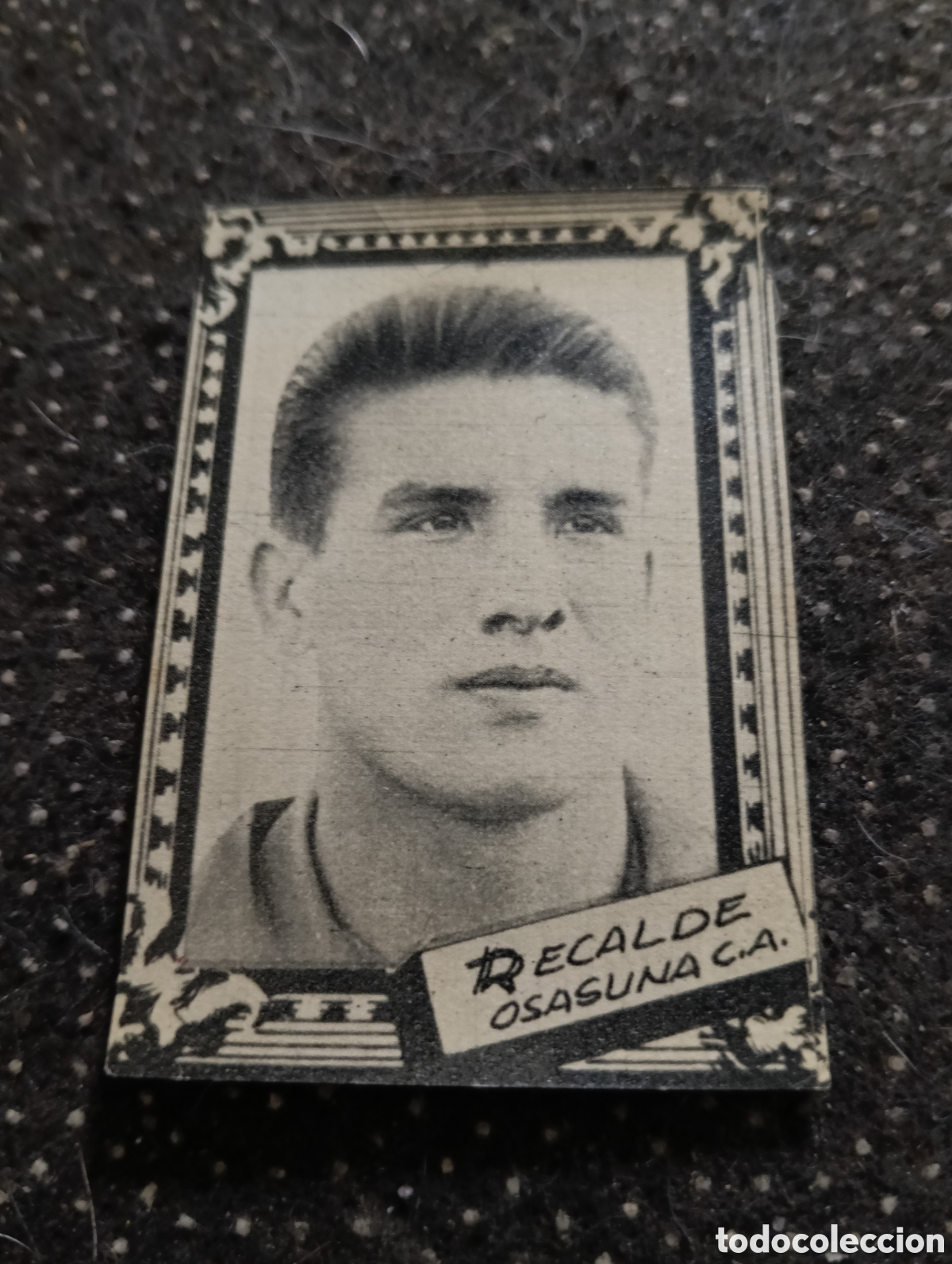 Cromos de f&uacute;tbol: RECALDE - OSASUNA CLUB DE F&Uacute;TBOL- CROMO LIGA 1959 1960 - ALBUM FHER DISGRA, sin pegar, en muy buen e