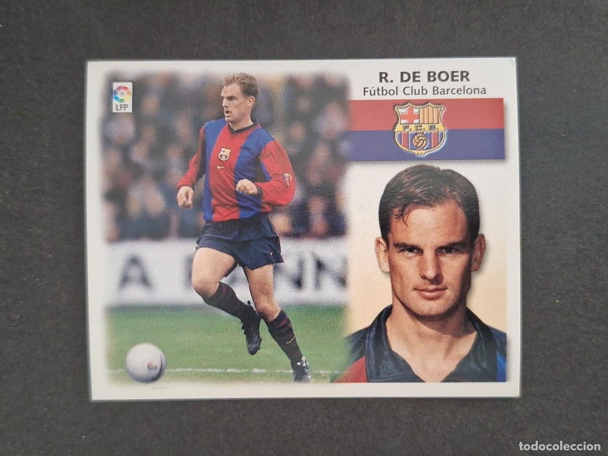 Cromos de f&uacute;tbol: L4 RONALD DE BOER F. C. BARCELONA LIGA ESTE 1999 2000 99 00 NUNCA PEGADO SIN PEGAR