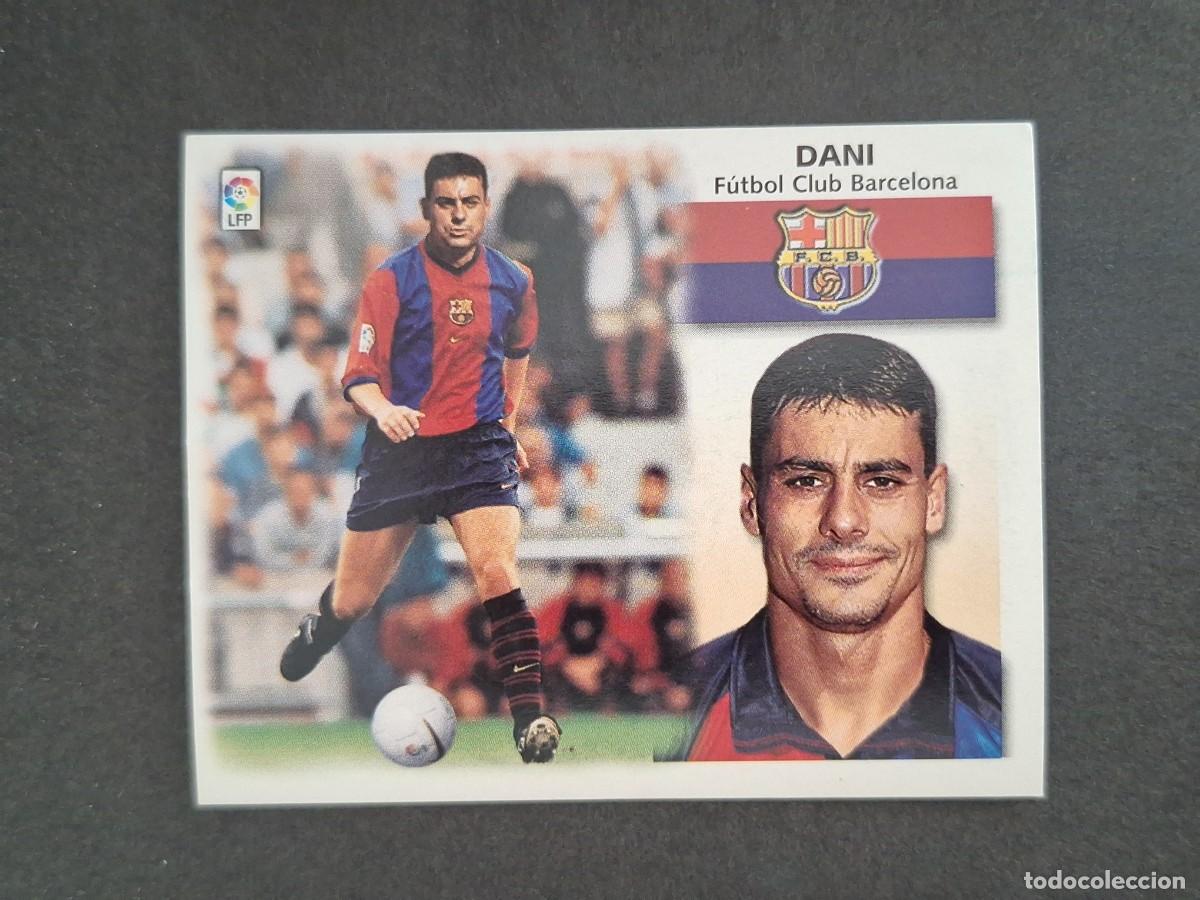 Cromos de f&uacute;tbol: L4 DANI F. C. BARCELONA LIGA ESTE 1999 2000 99 00 NUNCA PEGADO SIN PEGAR