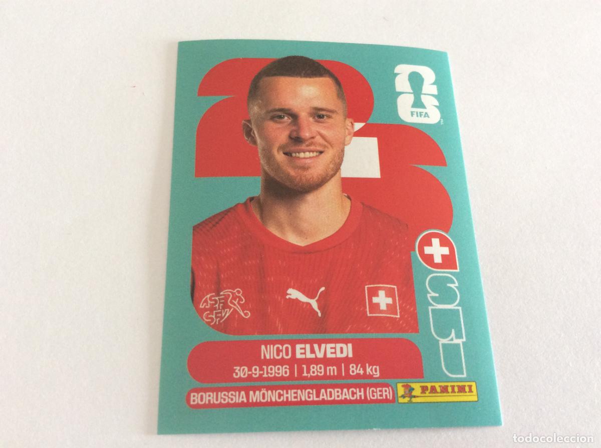 Cromos de f&uacute;tbol: SUI6 SUI 6 Nico Elvedi Suiza Sticker Cromo FIFA World Cup 2026 26 Panini Mundial