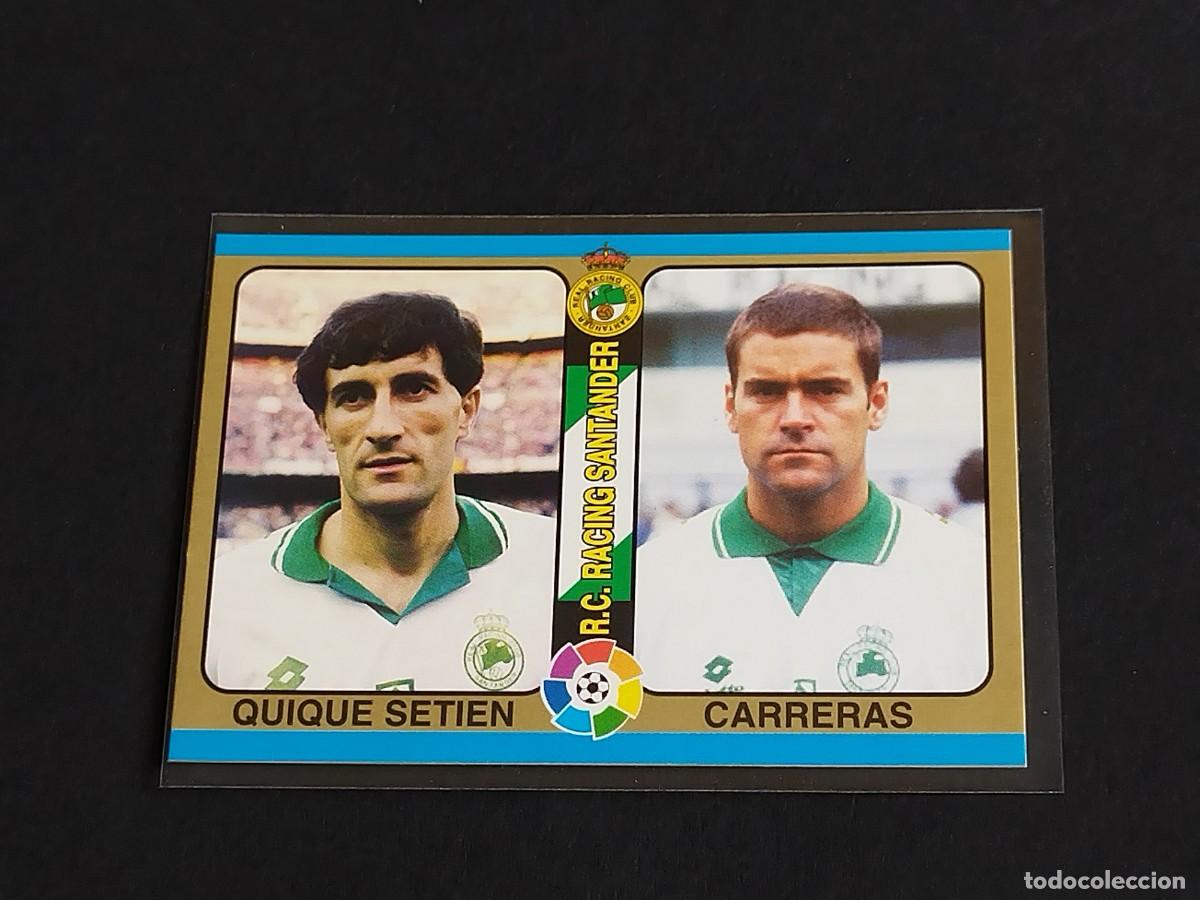 Cromos de f&uacute;tbol: QUIQUE SETIEN CARRERAS #69 RC RACING SANTANDER MUNDICROMO FUTBOL TOTAL LA LIGA 1994 1995 - MC 94 95