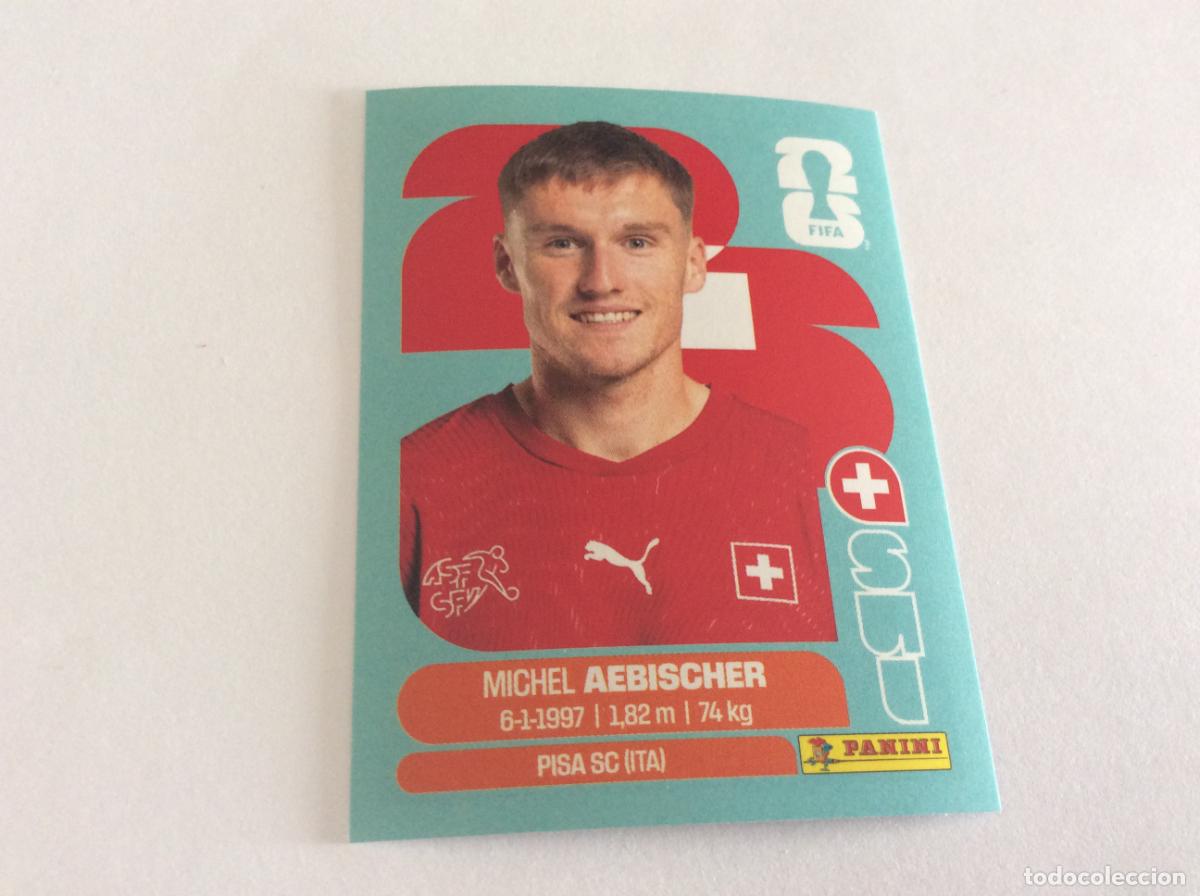 Cromos de f&uacute;tbol: SUI16 SUI 16 Michel Aebischer Suiza Sticker Cromo FIFA World Cup 2026 26 Panini Mundial