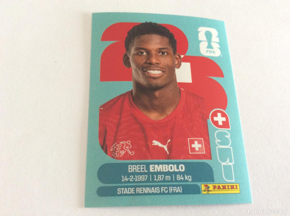 Cromos de f&uacute;tbol: SUI17 SUI 17 Breel Embolo Suiza Sticker Cromo FIFA World Cup 2026 26 Panini Mundial