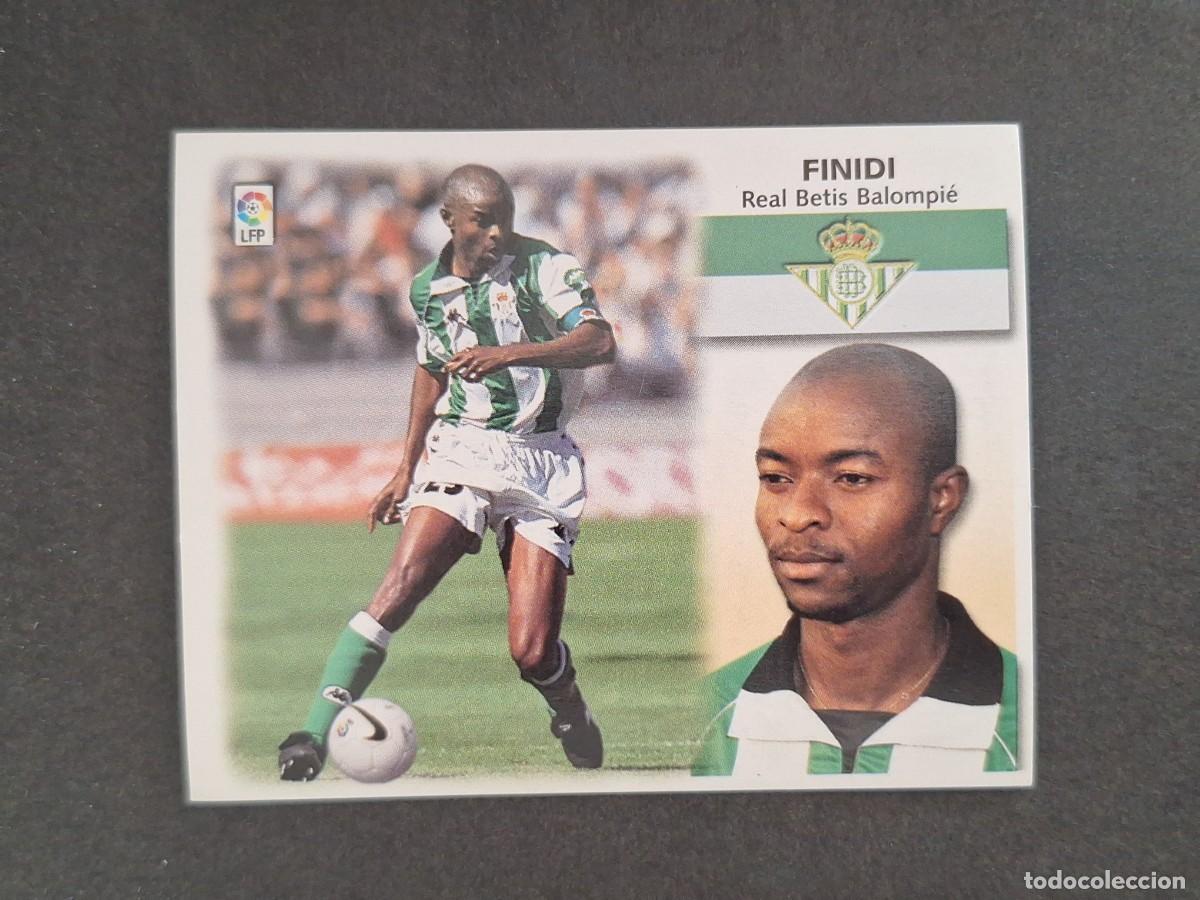 Cromos de f&uacute;tbol: L4 FINIDI REAL BETIS BALOMPIE LIGA ESTE 1999 2000 99 00 NUNCA PEGADO SIN PEGAR